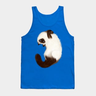 Himalayan Cat (Blue Background) Tank Top